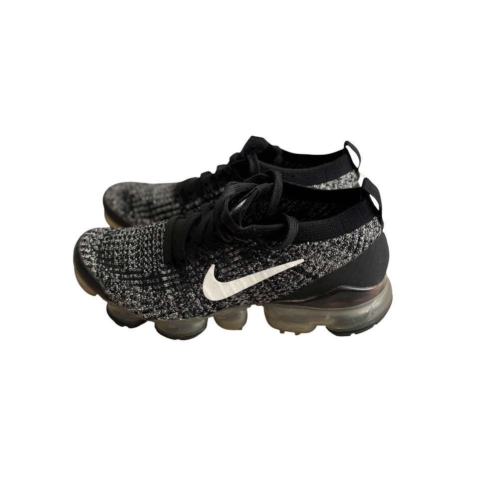 Nike Air VaporMax Flyknit 3 Oreo Black White AJ6910-001 Womens Running Shoes 6.5